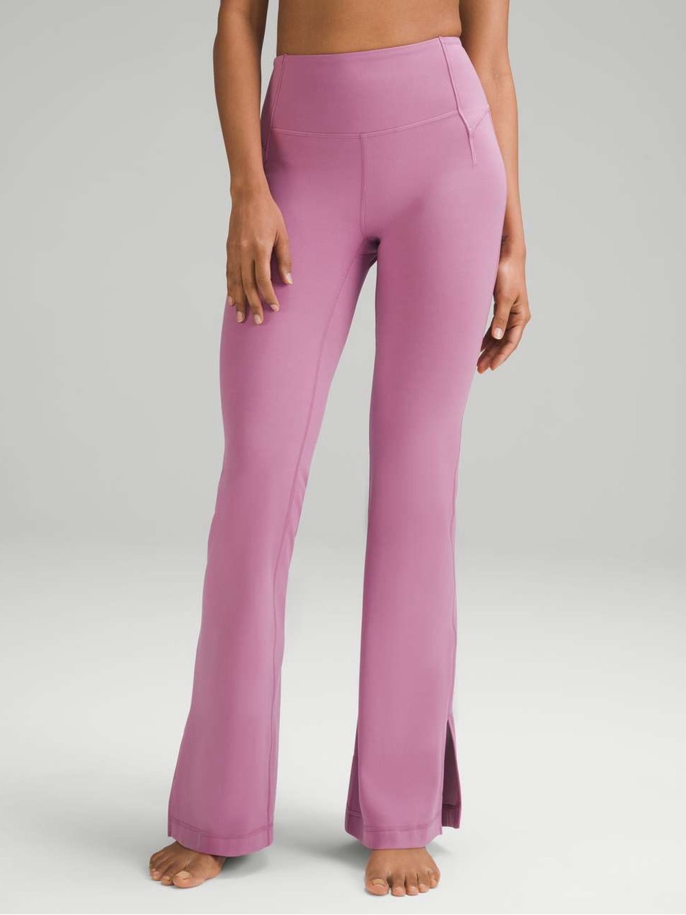 Lululemon Groove High-Rise Split-Hem Flared Pant *Nulu Velvet Dust